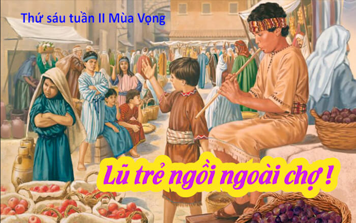 Lũ trẻ ngồi ngoài chợ !