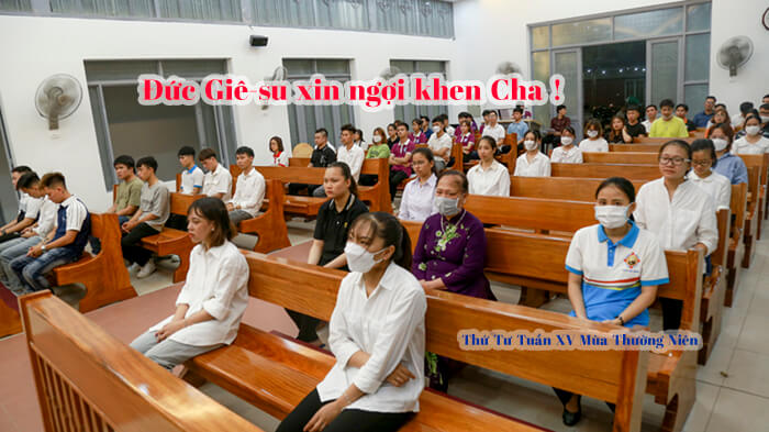 Đức giê su xin ngợi khen cha