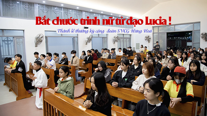 Bắt chước trinh nữ tử đạo Lucia !