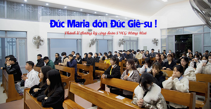 Đức Maria đón Đức Giê-su !