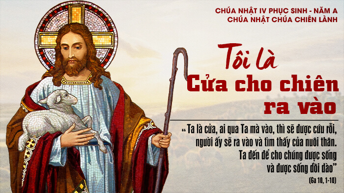 tôi là cửa cho chiên ra vào