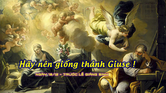 Hãy nên giống thánh Giuse !