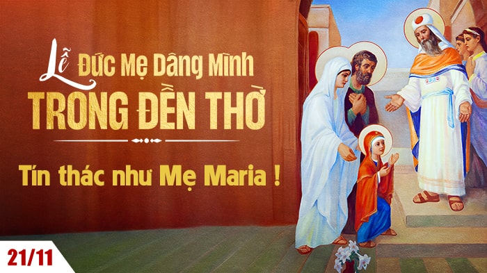Tín thác như Mẹ Maria !