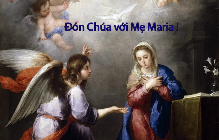Đón Chúa với Mẹ Maria !