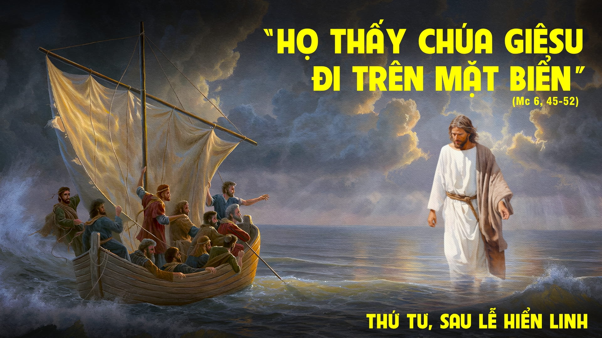 Thầy đây, đừng sợ!