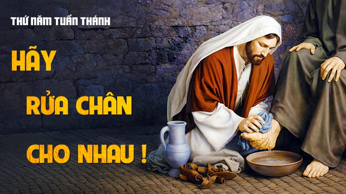 Hãy rửa chân cho nhau