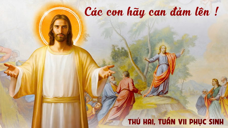 Các con hãy can đảm lên!
