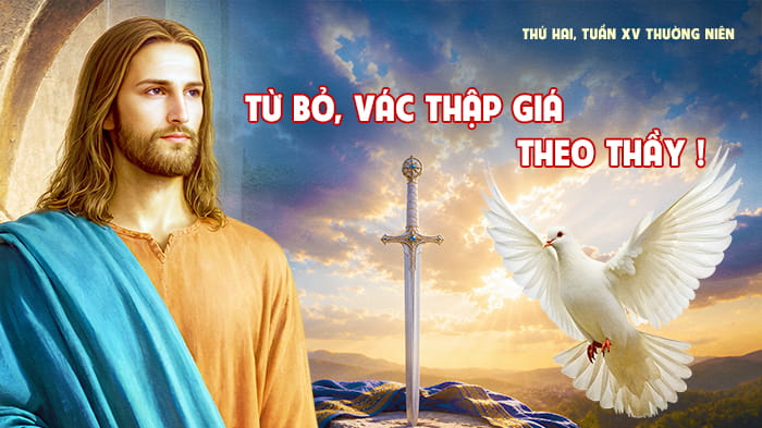 Từ bỏ, vác thập giá theo Thầy