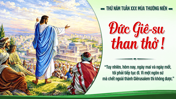 Đức Giê-su than thở !